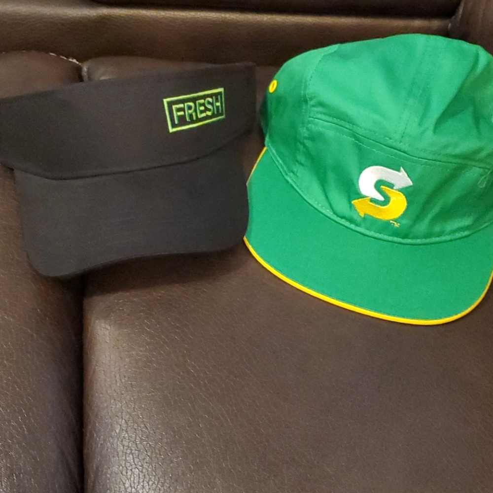 New official employee Subway Hat Visor + free gift